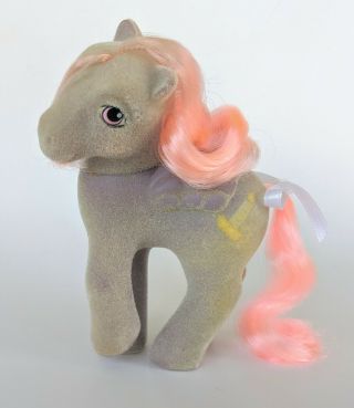 Vintage G1 My Little Pony So Soft Twilight Lovely Factory Pink Curls