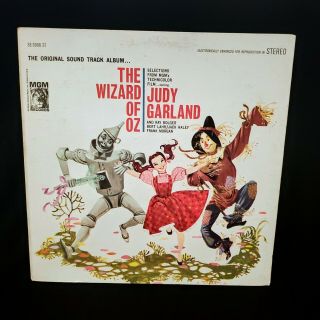 Vintage The Wizard Of Oz Soundtrack Judy Garland Mgm Lp Vinyl Record