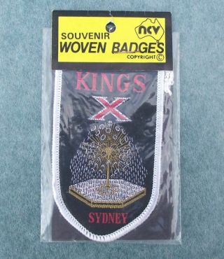 1980s Sydney Australia El Alamein Kings Cross Fountain Sew On Clothes Patch