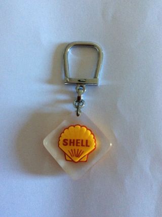 Porte Clefs Bourbon Shell - Essence - Garage - Voiture - Vintage - Keychain - M