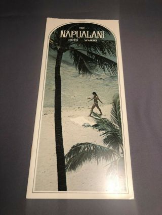 Napualani Hotel Waikiki Hawaii Vintage Travel Brochure