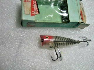 Rare Old Vintage Heddon Tiny Chugger Topwater Lure Lures In Daisy Box 335 Xrs