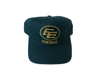Vintage Edmonton Eskimos Starter White Tag Hat Cap Snapback Cfl
