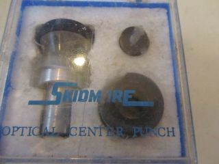 Vintage Skidmore Optical Center Punch Set Tool Room Machinist