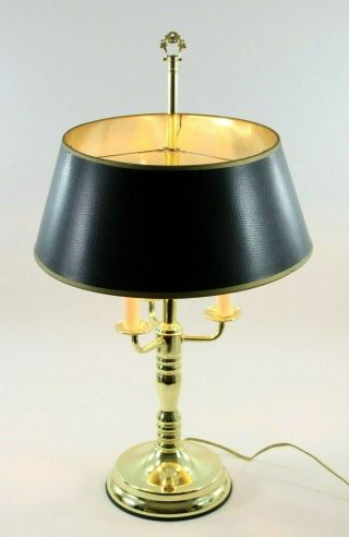 3 - Way Office Touch Lamp Brass Vintage Frederick Cooper Bouillotte Style 27 "