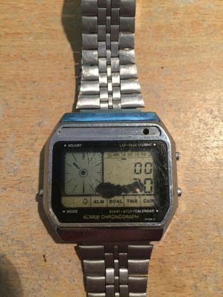 Casio AX - 210 Vintage 80s Digi - King LCD Digital Melody Watch - Module 118 3