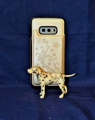 Vintage Cast Iron Dalmatian Dog Paperweight/figurine - 2 5/8 " H