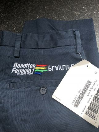 Benetton F1 Grandrix Uniform Shirt And Trousers Vintage Formula One Grand Prix