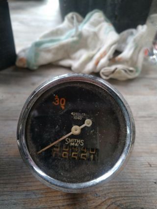 Vintage Smiths M - A 4287173 1040 Speedometer 0 - 75 Mph Ref B1p