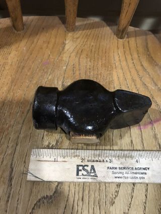 Antique/vintage Blacksmith Cross Pein Hammer Head Only 1 14oz
