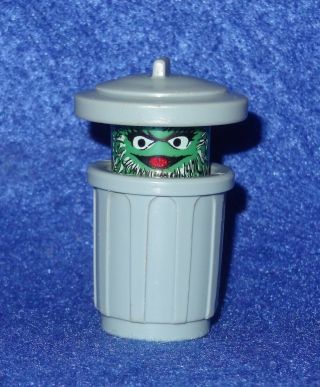 Vintage Fisher Price Sesame Street Little People Oscar The Grouch