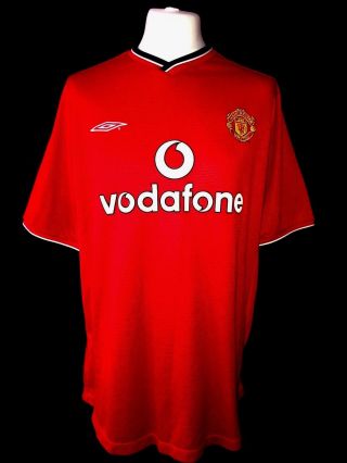 Manchester United 2000 - 02 Home Vintage Football Shirt -