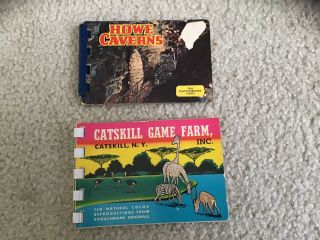 Vintage,  60’s,  Howe Caverns And Catskill Game Farm Photo Books
