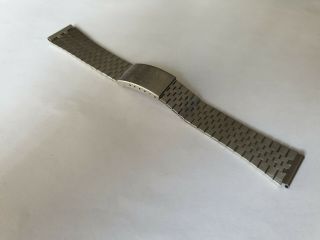 Vintage Mens Casio Stainless Steel Watch Bracelet & Clasp With 18.  5mm End Links