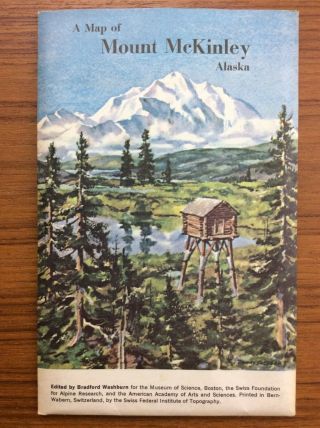 Vintage 1977 Mount Mckinley Topographical Map 30x31 Alaska Ak Denali