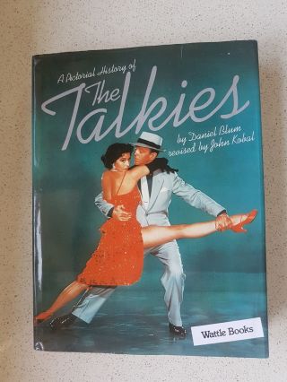 Vintage Coffee Table Book - The Talkies 1982 Edition In Rare.