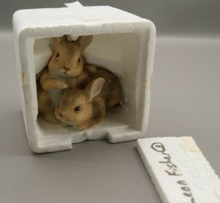 Vintage Homco Home Interiors.  Bunny Rabbits 1455 Bunnies