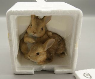 Vintage HOMCO Home Interiors.  Bunny Rabbits 1455 Bunnies 2