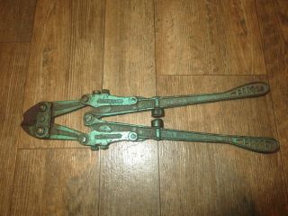 Antique Hkp Porters No.  0 Easy Bolt Cutter Tool 5 " - 16 " Bolts Vintage