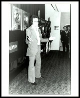 1977 Neil Diamond Vintage Wire Photo Singer Songwriter Gp