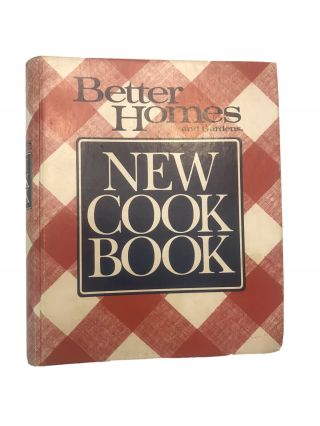 Vintage 1989 Better Homes And Gardens Cookbook Cook 5 Ring Binder Recipes