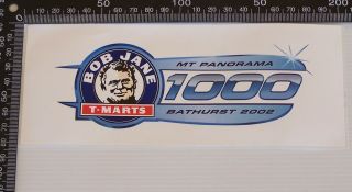 2002 Bob Jane T - Marts Bathurst 1000 Mount Panorama Bumper Sticker Decal