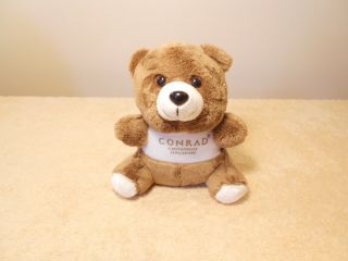 Adorable Conrad Centennial Hotel Singapore Plush Teddy Bear; - Fast