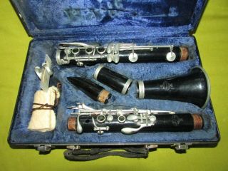 Vintage Buffet Crampon Paris B12 Clarinet & Hard Case,  Buffet Clarinet,  310820
