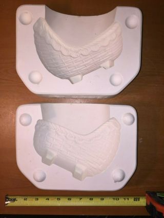 Vintage Holland Molds Baby Basket Slip Casting Ceramic / Porcelain Pottery Mold