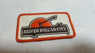 Vintage Silver Dollar City Theme Park Branson,  Mo Advertising Embroidered Patch