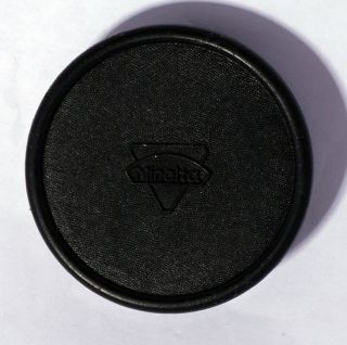 Vintage Oem Minolta Lens Cap 45 Mm - Push On Slip On Rubber Cap