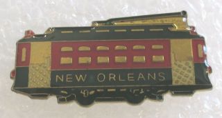 City Of Orleans,  Louisiana Tourist Travel Souvenir Pin - Street Car