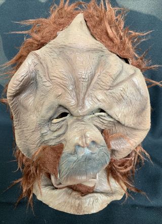 Vintage Orangutan Halloween Mask Savage Eye Collectible Prop 1980