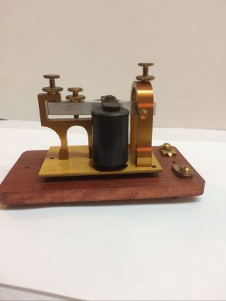 Vintage Jh Bunnell Telegraph Key Sounder