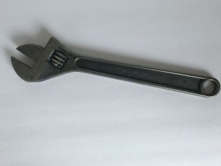 Vintage Utica Tools 12 " Crescent Wrench 90 - 12 Forged Steel Made In Usa
