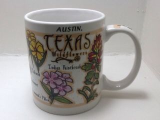 Austin Texas Wild Flowers Coffee Cup Tea Mug