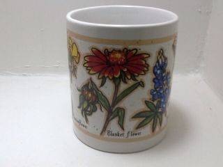 Austin Texas Wild Flowers Coffee Cup Tea Mug 3