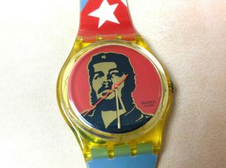 Vintage Gj115 To Che Swatch Watch Guevara Revolutionary 1995 550