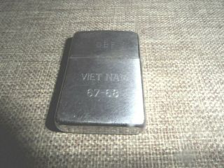 1967 - 68 Vietnam Lighter Zippo Vintage
