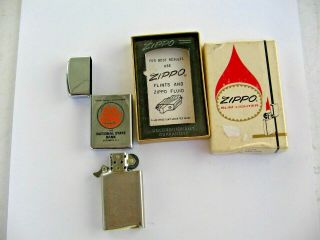 Vintage 1967 Zippo Lighter National State Bank Elizabeth N.  J