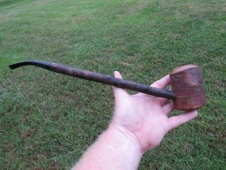Vintage Ropp,  Deluxe,  France,  685,  Wood Tobacco Pipe Hand Carved,  14.  5 " Long