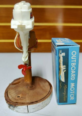 Vintage 1960s Union Craft Plastic Battery Operated Mercury Toy Outboard Motor 3
