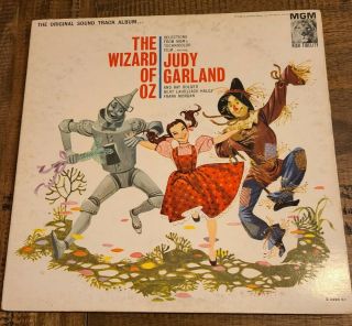 Vintage The Wizard Of Oz Soundtrack Judy Garland Mgm Lp Vinyl Record