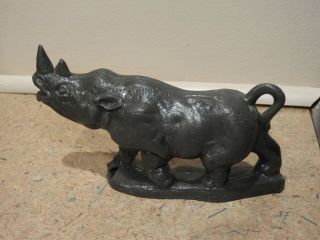Vintage Mold A Rama Rhinosaurus From The Brookfield Zoo,  Chicago,  Il
