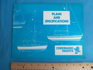 Vintage Possibly 1973 Coronado Yachts 41 35 32 30 27 Brochure Plans And Specs
