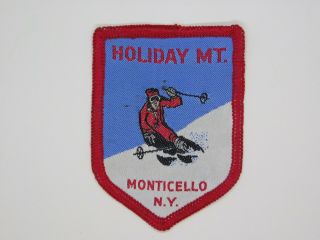 Vintage Holiday Mountain Monticello York Ski Patch