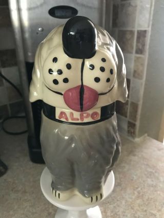 Alpo Dan The Sheep Dog Treat Jar Vintage By: Mccoy Pottery: Adorable