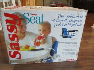Vintage Sassy Seat Portable High Chair/booster Seat For Baby Toddler Child Doll