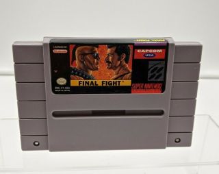 Final Fight - Nintendo Snes Vintage Video Game Cartridge