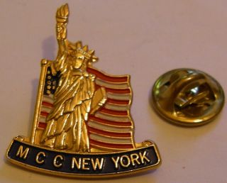 Metropolitan Correctional Center Mcc York Statue Of Liberty Vintage Pin